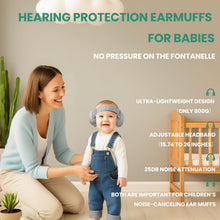 Load image into Gallery viewer, Baby Ear Protection Earmuffs for Infants and Toddlers